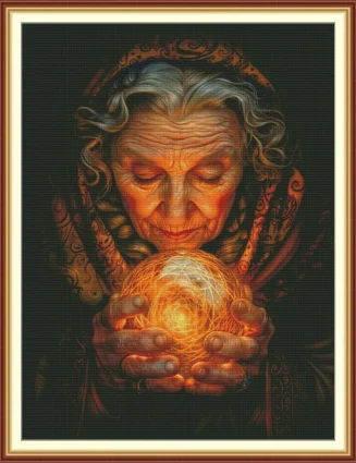 Maydear Full Cross Stitch Kit,11CT/14CT/16CT/9CT Aida Fabric,Embroidery Set-Dragon Inspiration - Where is the Future